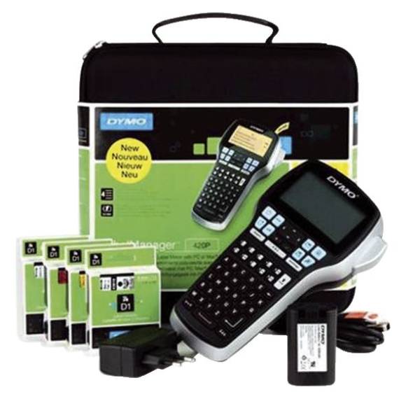 Beschriftungsgerät LabelManager 420P Kofferset, für D1 Bänder 6 9 12 19mm