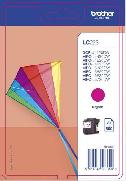BROTHER Inkjetpatrone magenta LC223M