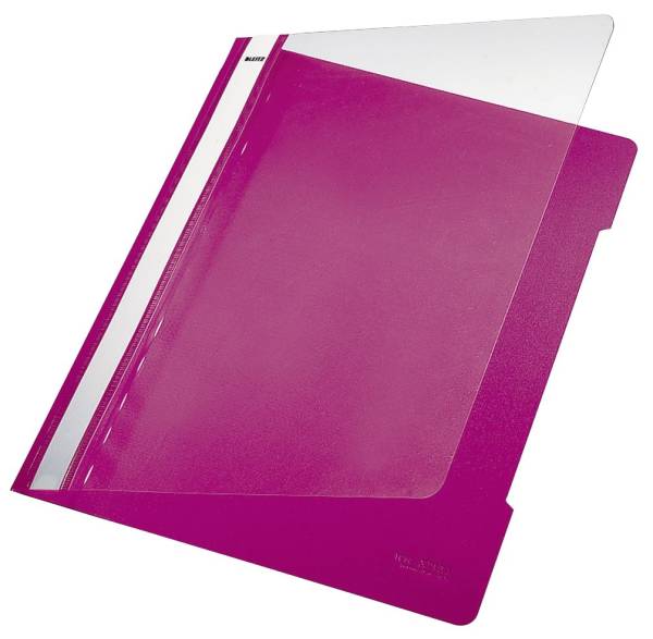 LEITZ Schnellhefter A4 pink 41910022 Plastik