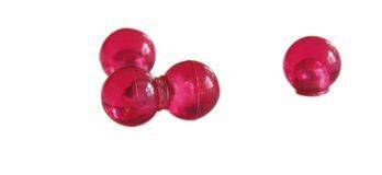 FRANKEN Magnet Ø14mm pink zu 4St HMK1407 Kugelmagn.