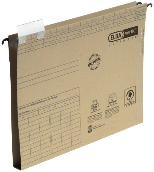 Hängesammler vertic ULTIMATE, A4 Hartpappe, Bodenbreite 20 mm®