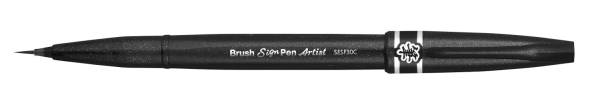 PENTEL Faserschreiber BrushPen schwarz SESF30C-AX