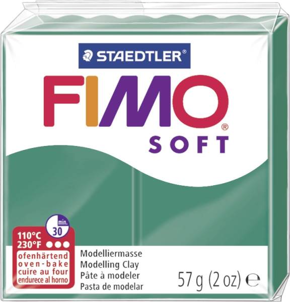 Modelliermasse soft 56 g, smaragd®