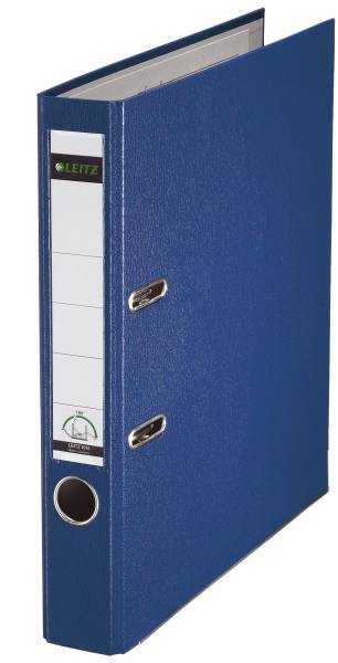 1015 Ordner Plastik A4, 52 mm, blau