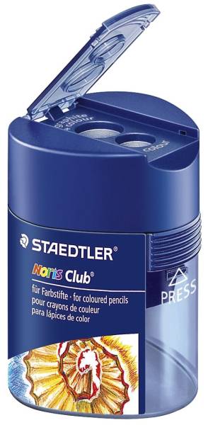 Doppel Spitzdose Noris Club 512 128 Ø 8,2 mm, Ø 10,2 mm, blau transparent®