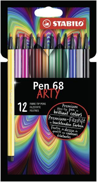 STABILO Faserschreiberetui 12ST Pen68 ARTY 6812-1-20 sortiert