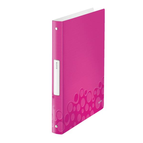 LEITZ Ringbuch A4 Wow pink metallic 4258-00-23 4Ringe