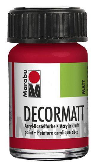 Decormatt Acryl, Kirschrot 031, 15 ml
