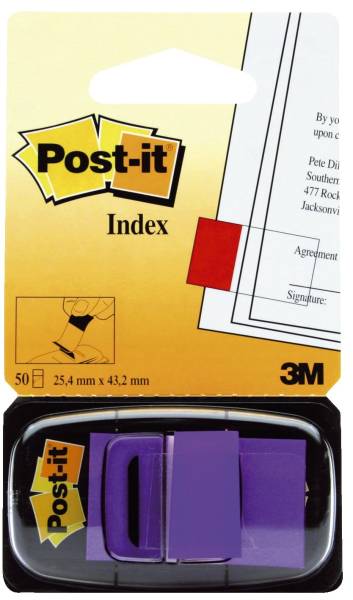 Index Standard Typ 680 25,4 x 43,2 mm, lila