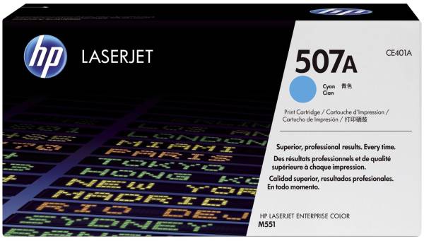 HP Lasertoner Nr. 507A cyan CE401A