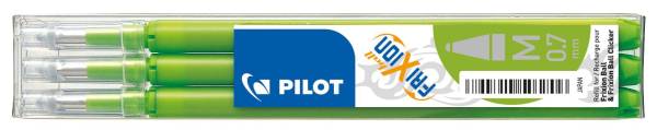 PILOT Tintenrollermine Frixion 0,4mm 3ST h`grü BLS-FR7-LG 2261011F