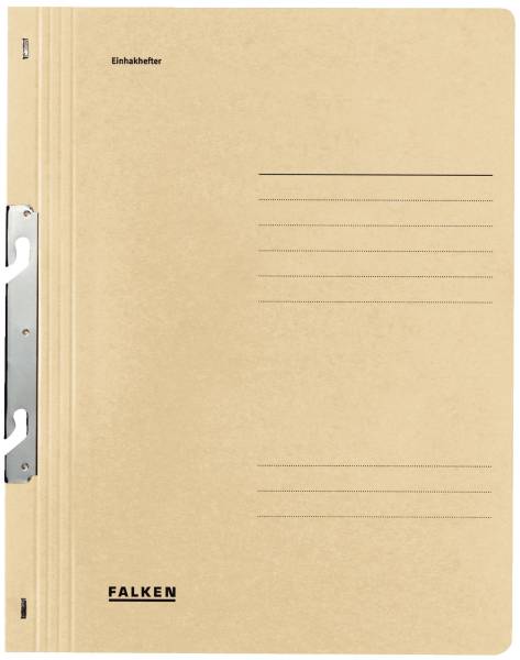 Einhakhefter A4 1 1 Vorderdeckel kfm Heftung, chamois, Manilakarton, 250 g qm