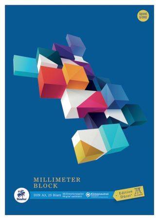 Millimeterblock 25 Blatt, A3, 90 g qm