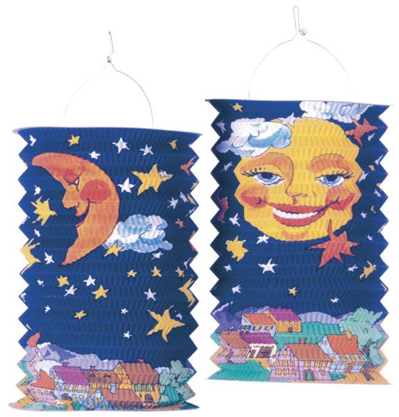 RIETHMÜLLER Zuglaterne Sonne&Mond 28cm 2322