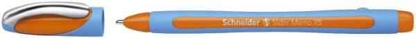 Kugelschreiber Slider Memo XB, Kappenmodell, 0,7 mm, orange