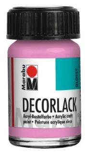 Decorlack Acryl, Pink 033, 15 ml