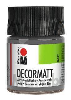 Decormatt Acryl, Hellgrau 278, 50 ml