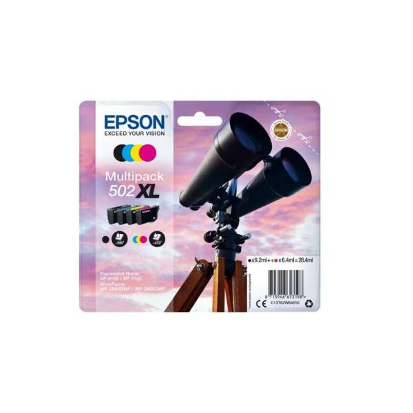 EPSON Multipack Nr.502XL sw,c,m,y C13T02W64010