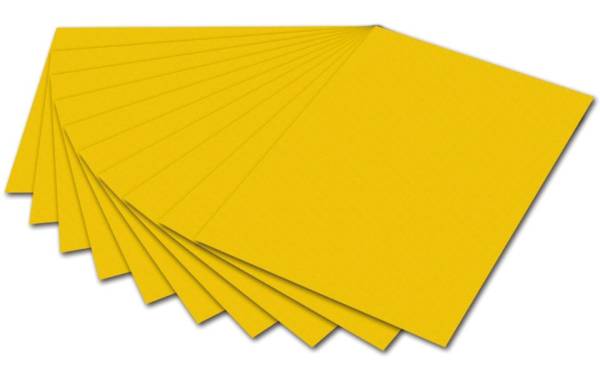 FOLIA Fotokarton A4 goldgelb 614/50 15 300g