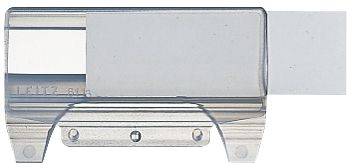 6116 Vollsichtreiter, 60 mm, 4 zeilig, Kunststoff, transparent