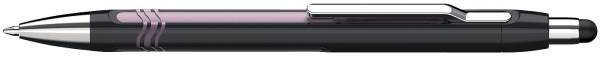 Kugelschreiber Epsilon Touch XB, blau (dokumentenecht), schwarz pink