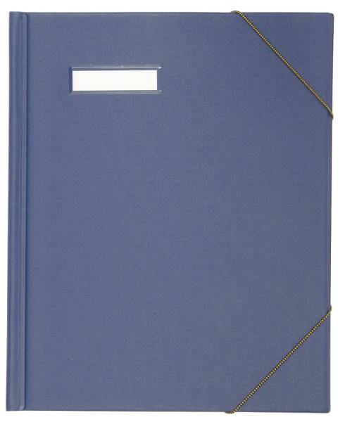 Umlaufmappe colors, Karton, mit PVC Folie veredelt, A4, blau