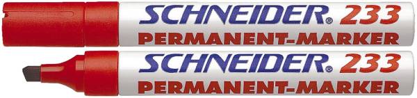 Permanentmarker 233 rot