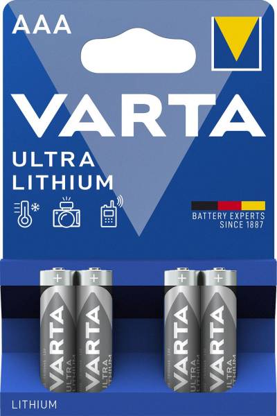 Batterien Ultra Lithium Micro AAA, 1,5 V