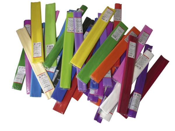 Krepppapier 50 x 250 cm weiß