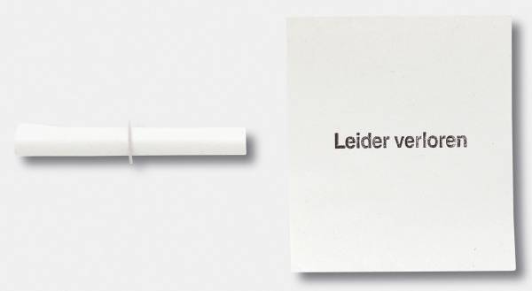 Gewinnlose Nieten weiß 500er