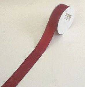 Basic Taftband 40 mm x 50 m, dunkelrot