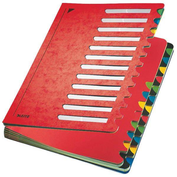 5914 Deskorganizer Color 1 24 24 Fächer, Karton, rot