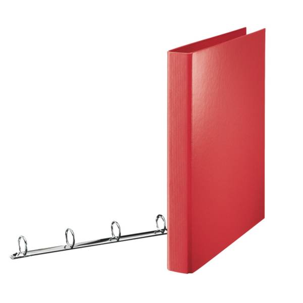 ESSELTE Ringbuch A4 4 Ring 25mm rot 82333