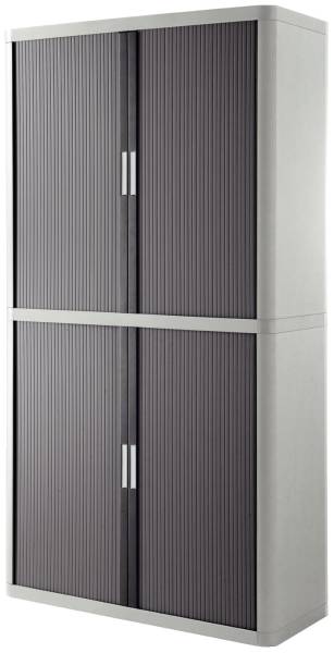 Rolladenschrank easyOffice 2 Meter Schrank, inklusive 4 Fachböden grau anthrazit