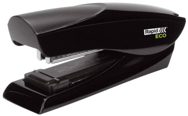 RAPID Flachheftgerät ECO Half Strip schwarz 24812701 25 Blatt