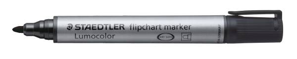 STAEDTLER Flipchartmarker Lumocolor 2mm schwarz 356-9 nachfüllbar Rundspitze