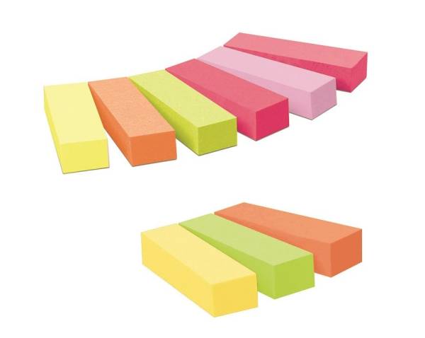 Page Marker Neon Promotionset 6+3 gratis: 9 Blöcke, davon 3 gratis, 50 x 15 mm