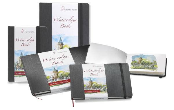 HAHNEMÜHLE Skizzenbuch Wasserfarben A6 naturweiß 10628813