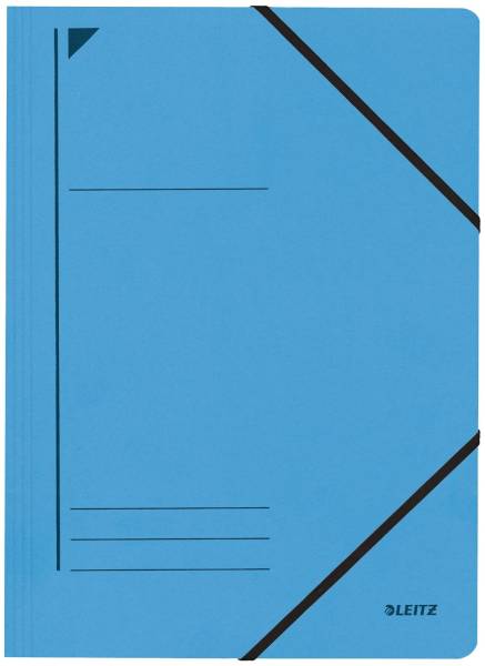 3980 Eckspanner A4, 250 Blatt, Pendarec Karton (RC), blau