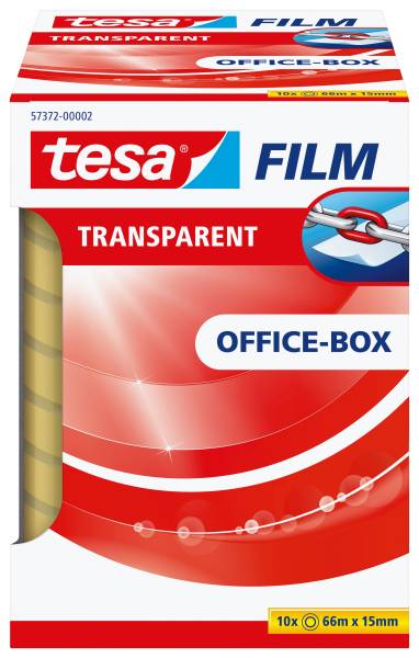 Klebefilm Office Box transparent 10 St , Bandgröße (L x B): 66 m x 15 mm
