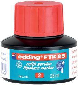 EDDING Nachfülltusche FTK25 rot 4-FTK25002