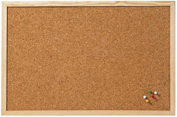 Korktafel Memoboard, 60 x 80 cm, braun
