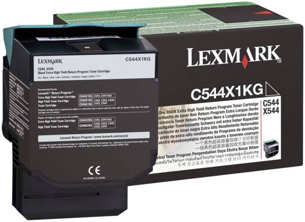 Toner schwarz, 6 000 Seiten, C544X1KG