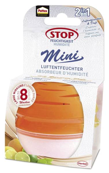 PATTEX Luftentfeuchter Pattex Mini zitrus 9H PLGMZ