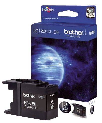 Inkjet Druckpatronen schwarz, 2 400 Seiten, LC1280XLBK®