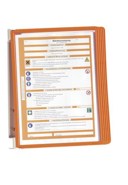 DURABLE Sichttafelsystem orange 5551 09 Vario Wall 5