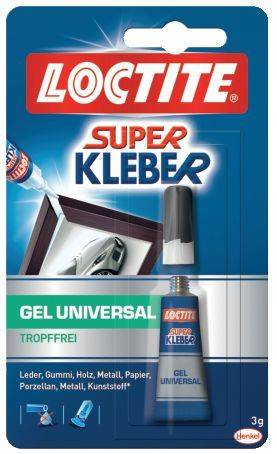 Sekundenkleber Universal Gel 3 g