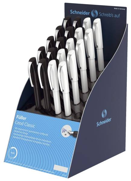 SCHNEIDER Füller Patrone M Ceod Classic sortiert 305231 i.Display
