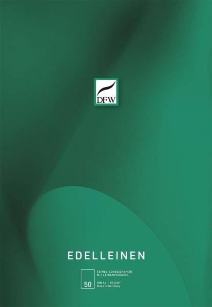 DFW Briefblock A4 50BL 820100 Edelleinen, 80g