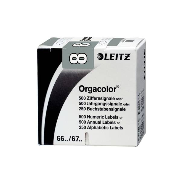 Ziffernsignale 500St grau